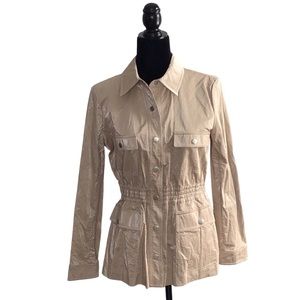 Joie Maurice Gilded Beige Utility Style Jacket, size S